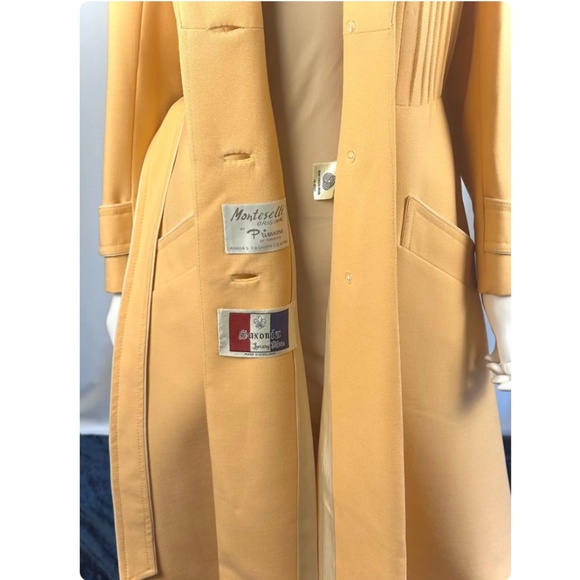 Vintage MCM ‘Monteselli by Primrose of Toronto’ Virgin Wool Trench - M/L - Picture 5 of 10